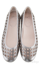 Laser Cut Cannage Girls Flat