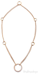 Trinity Tricolor Diamond Necklace