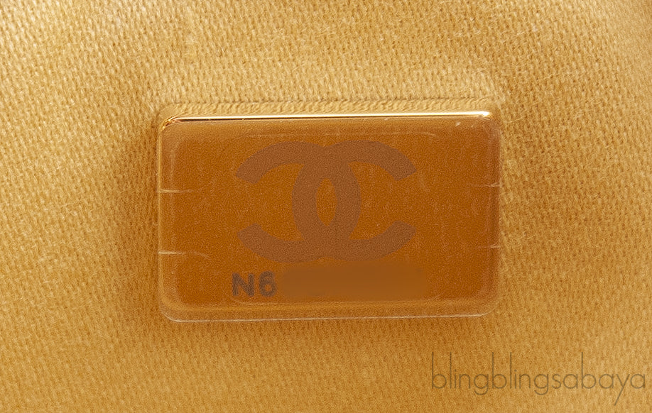 Chanel 25 Mini Gold Metallic Grained Leather GHW