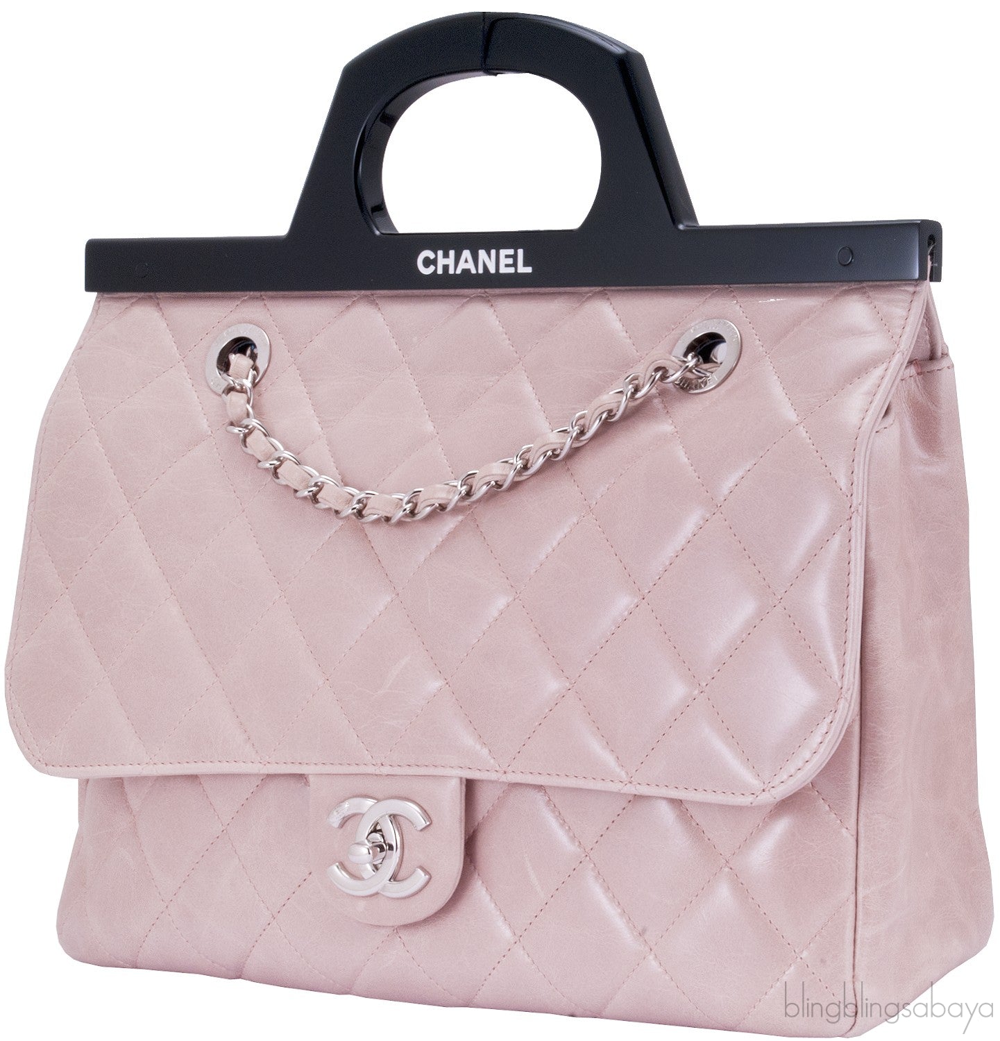 CC Pink Delivery Quilted Tote Bag