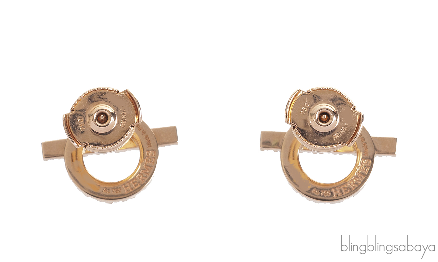 Finesse Pink Gold Diamond Earrings