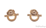 Finesse Pink Gold Diamond Earrings