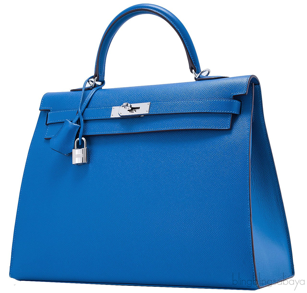 Kelly 35 Blue Mykonos Epsom Sellier