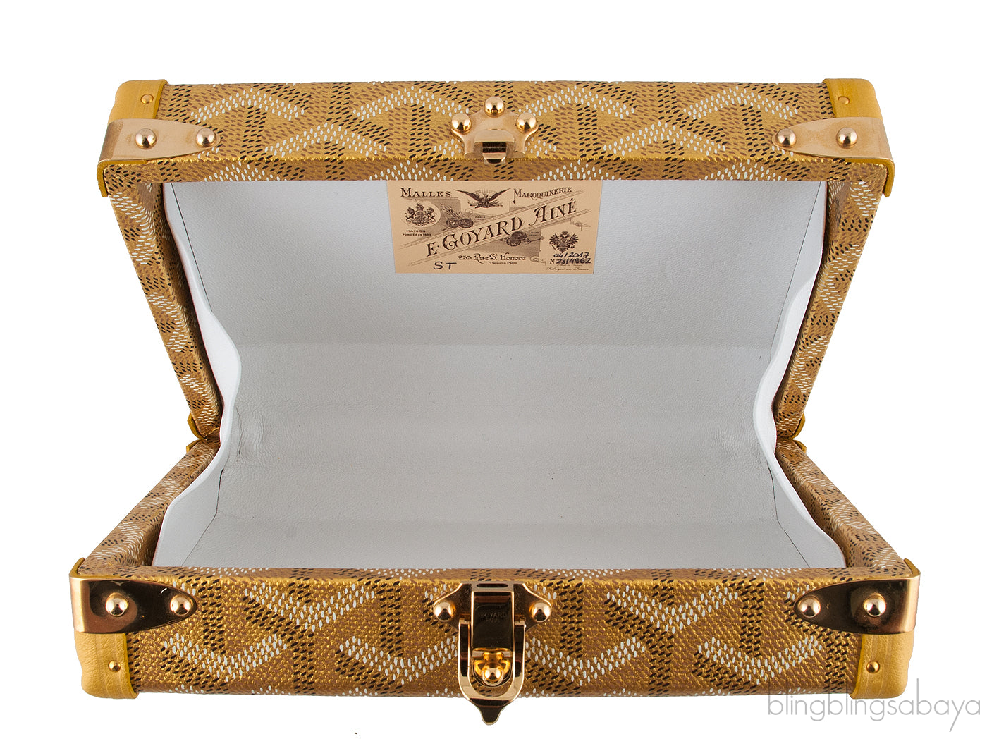 Mini Minaudiere Trunk Yellow