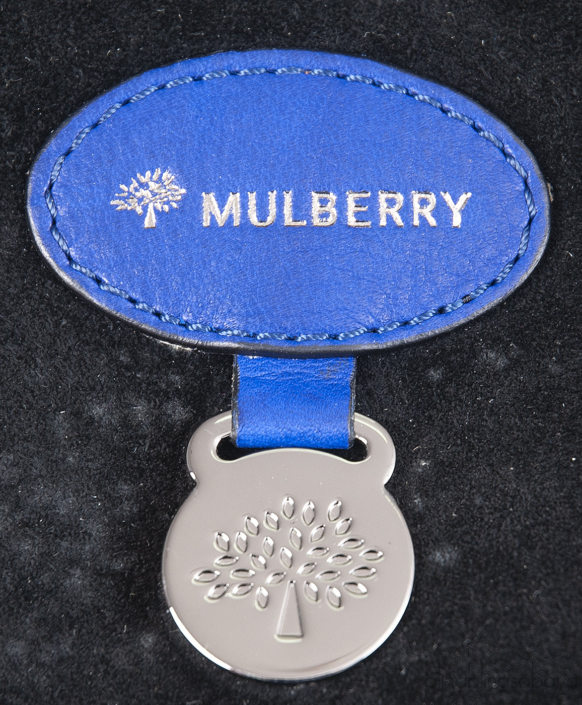 Mulberry Bayswater Blue Top Handle Bag