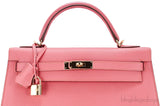 Kelly 32 Flamingo Epsom Sellier GHW