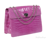 Tiffany & Co. Purple Cornelia Crocodile Shoulder Bag