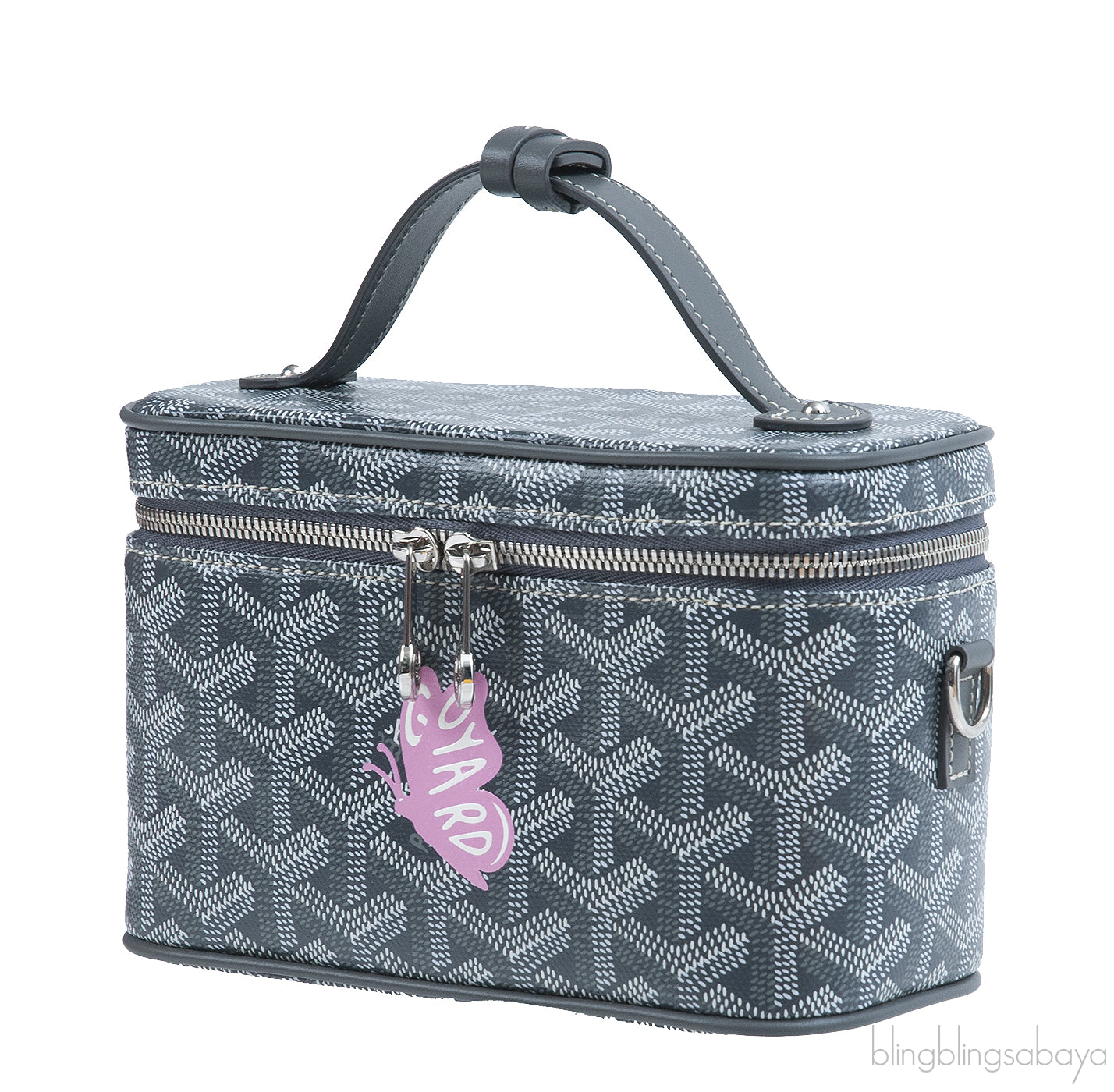 Goyard Grey Muse Butterfly Mini Vanity Bag