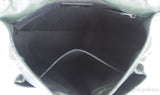 Yves Saint Laurent  Nikki Forest Green Medium Crinkled Leather Shoulder Bag
