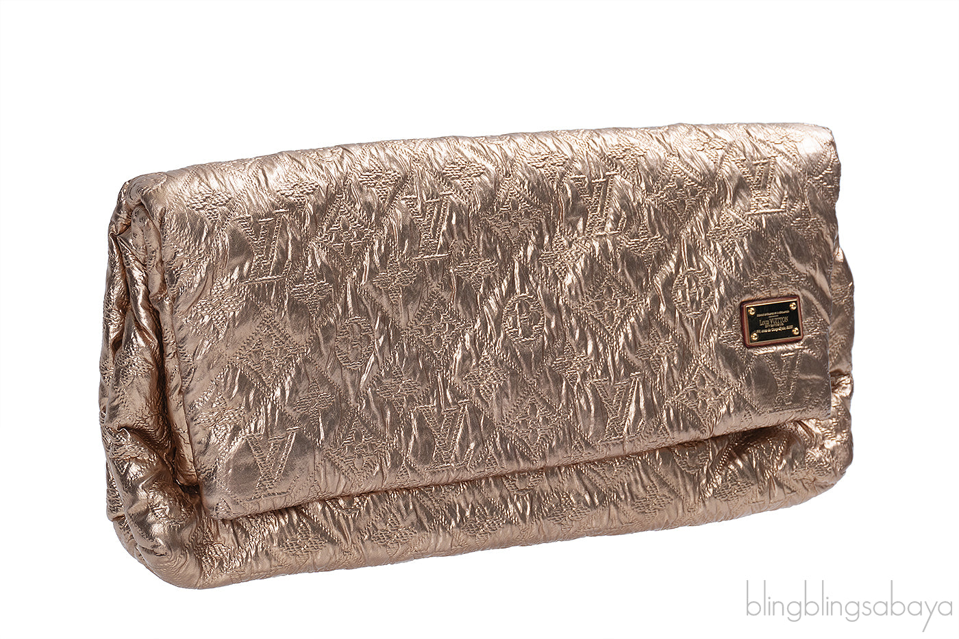 Louis Vuitton Monogram Lame Limelight Clutch