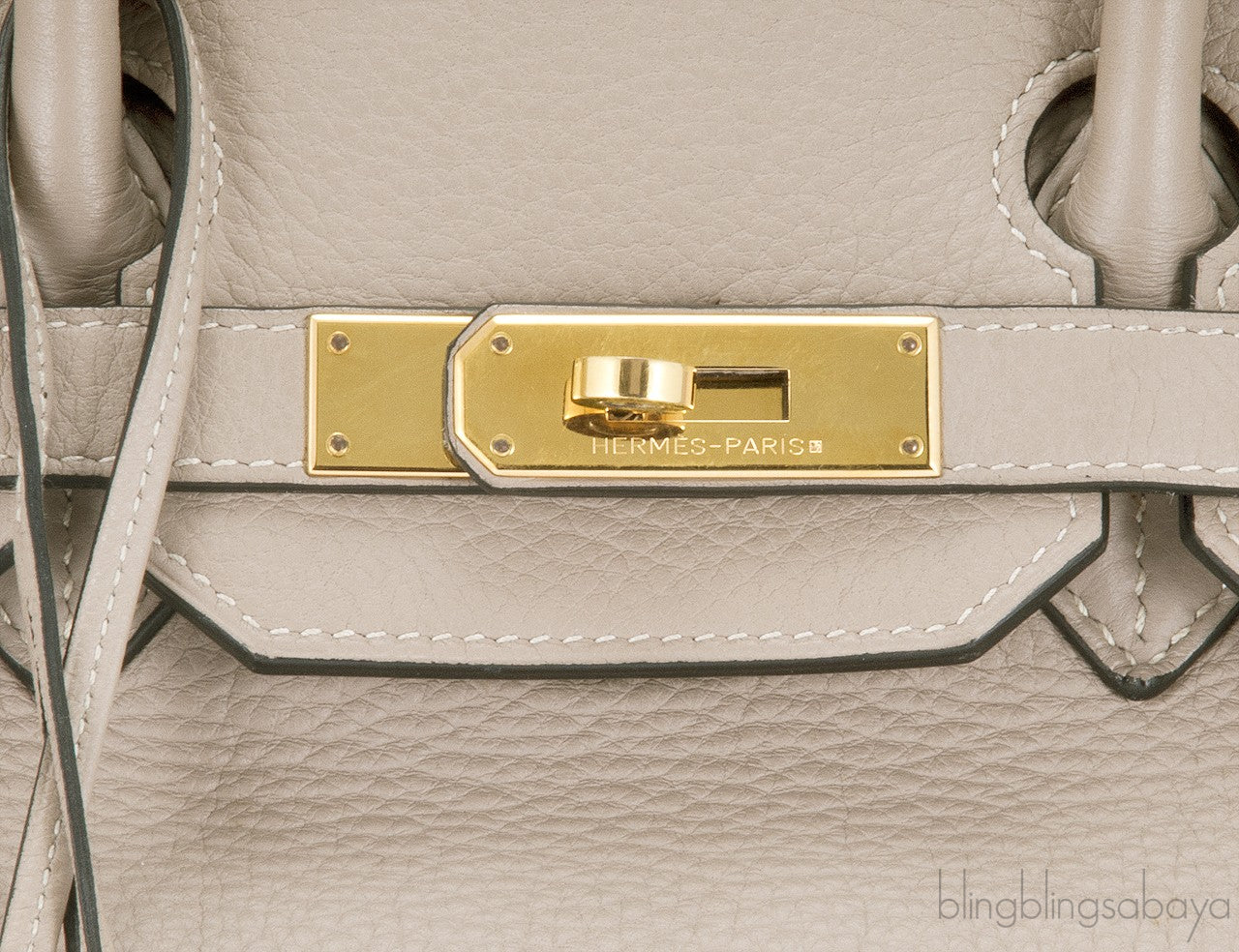 Birkin 35 Gris Tourterelle GHW