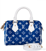 Monogram Speedy Blue Bandoulière 20