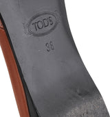 Tod\'s Flat Crystal Slip On Sandals