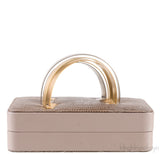 Coil Cuffbox Lizard Print Clutch