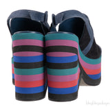 Hermes Black Suede Edgy 65 Sandals