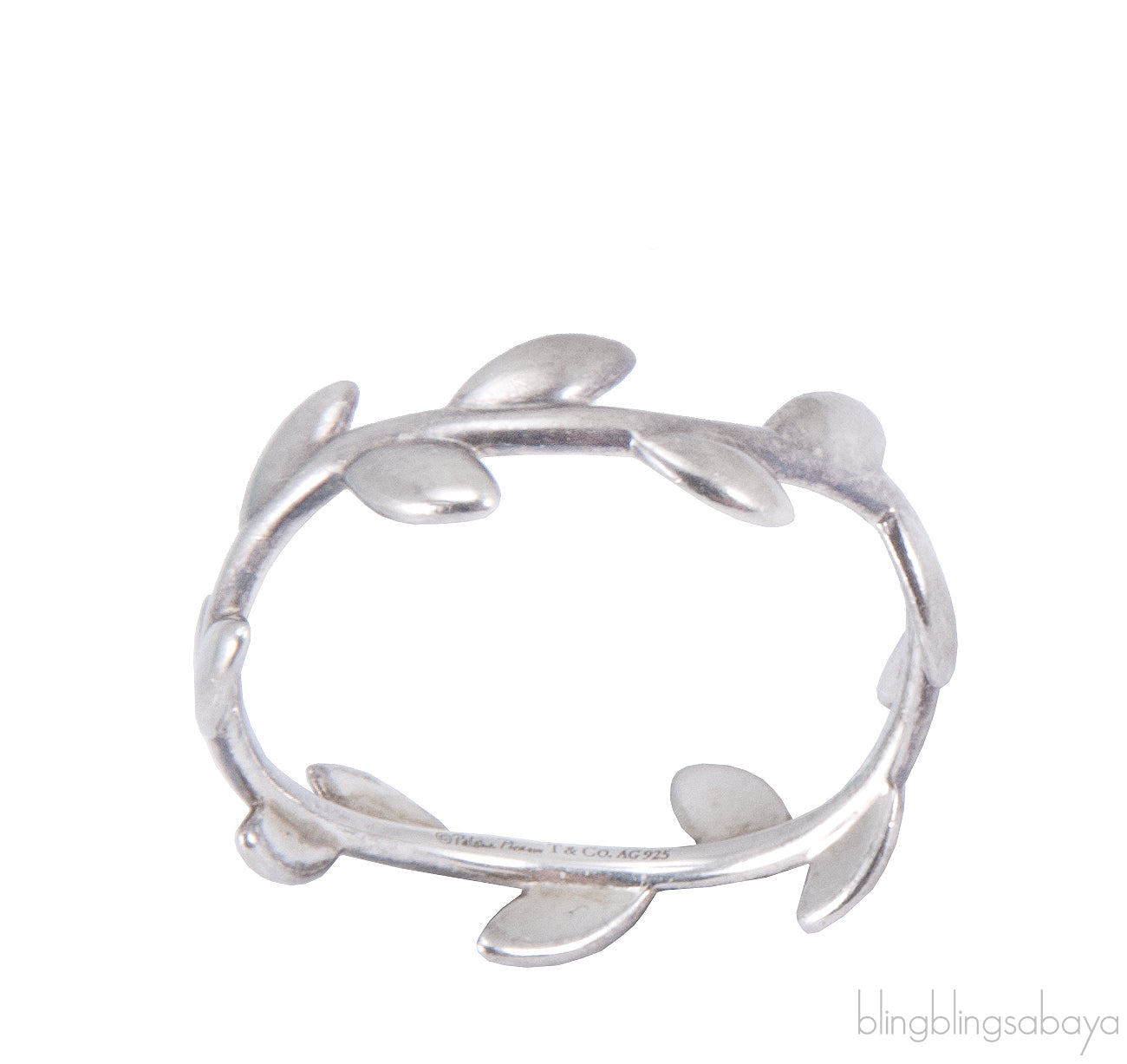 Olive Leaf Silver Ring