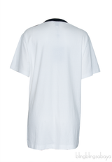 Ace of Spade Longback White T-shirt