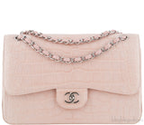 Light Pink Jumbo Crocodile Bag