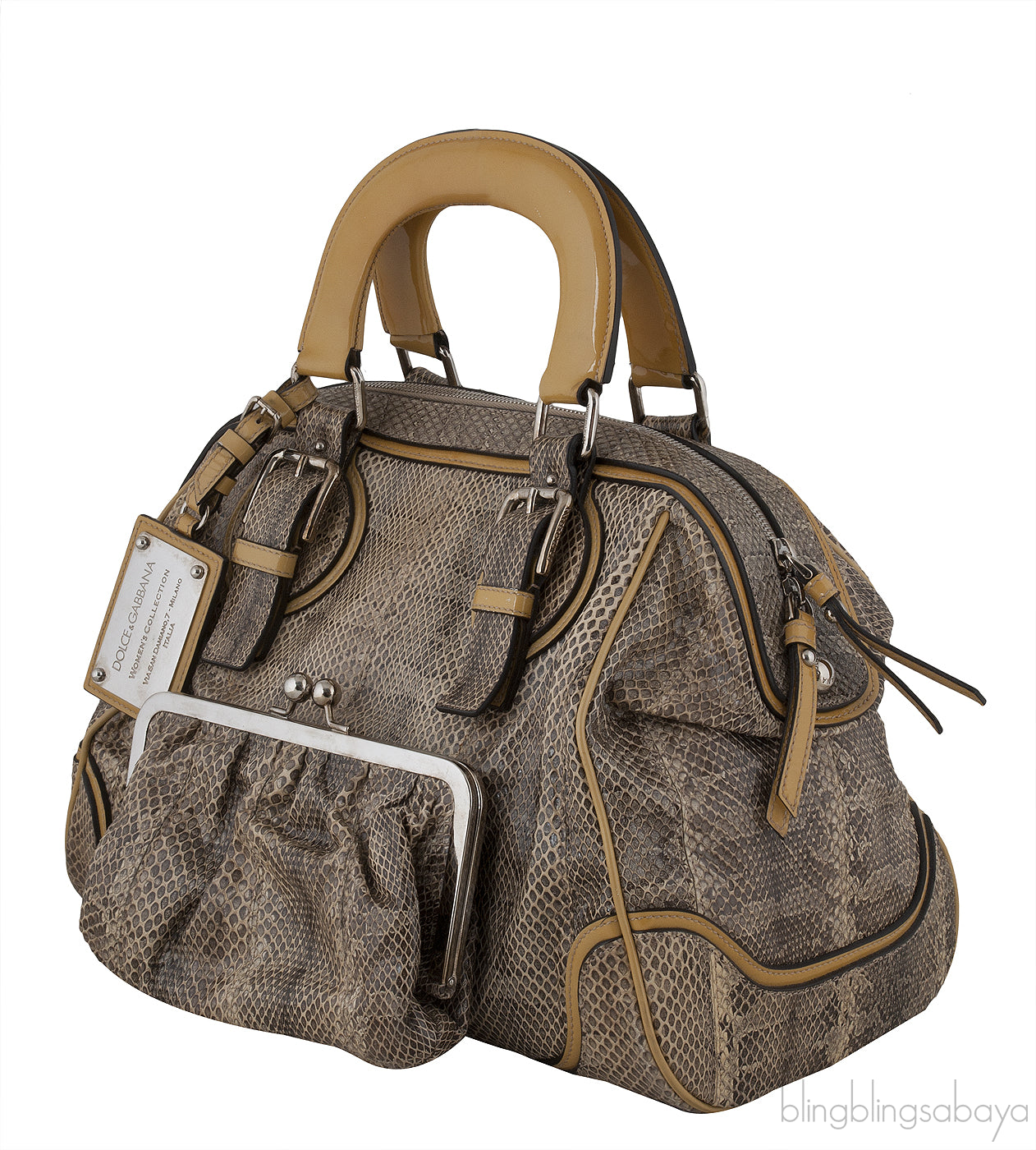 Miss Romantique Python Bag