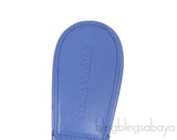 Bottega Veneta Blue Violet Lido Intrecciato Mules