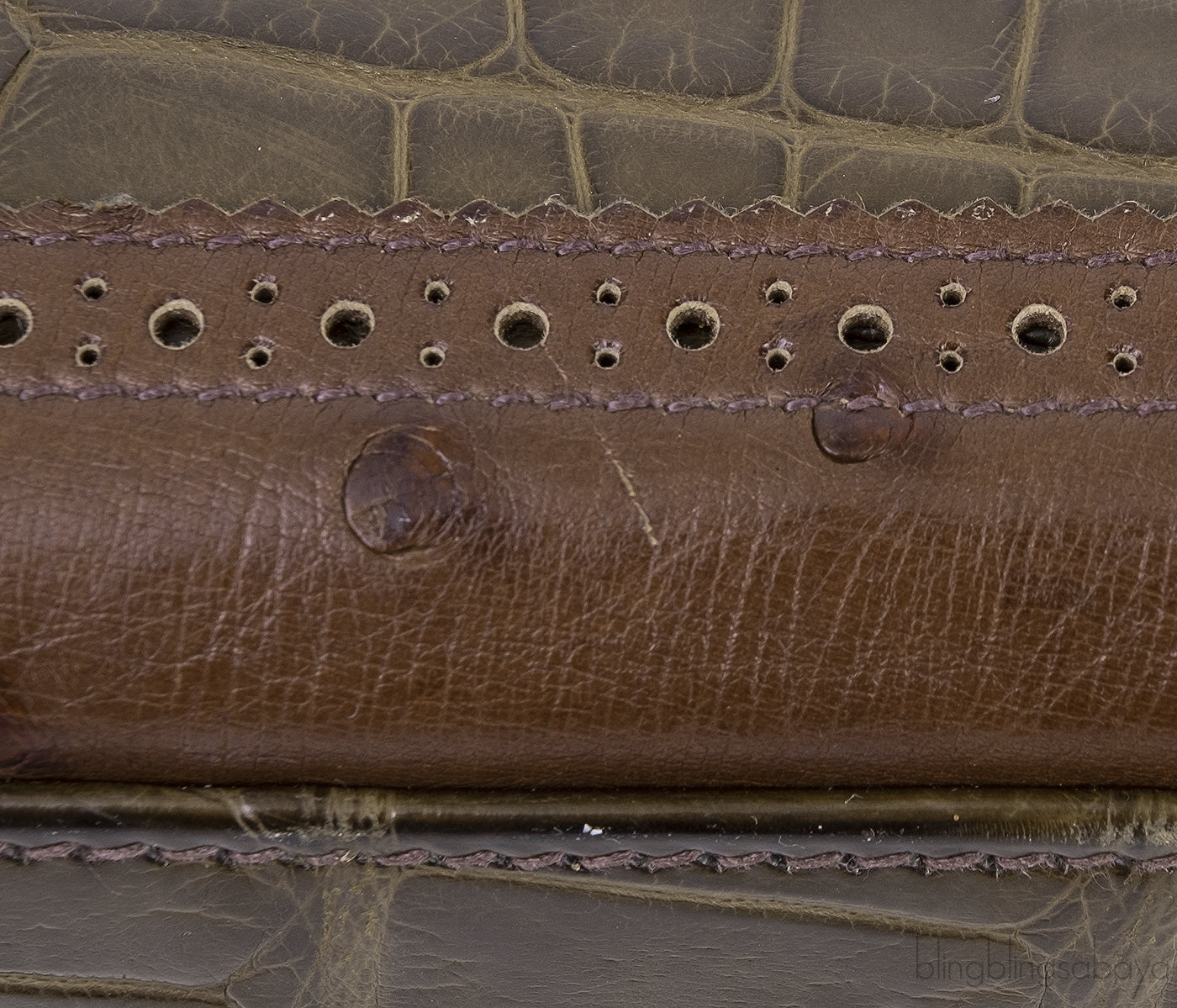 Kelly 32 Grand Marriage Crocodile Bag