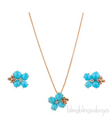 Hortensia Eden Necklace & Earrings Set