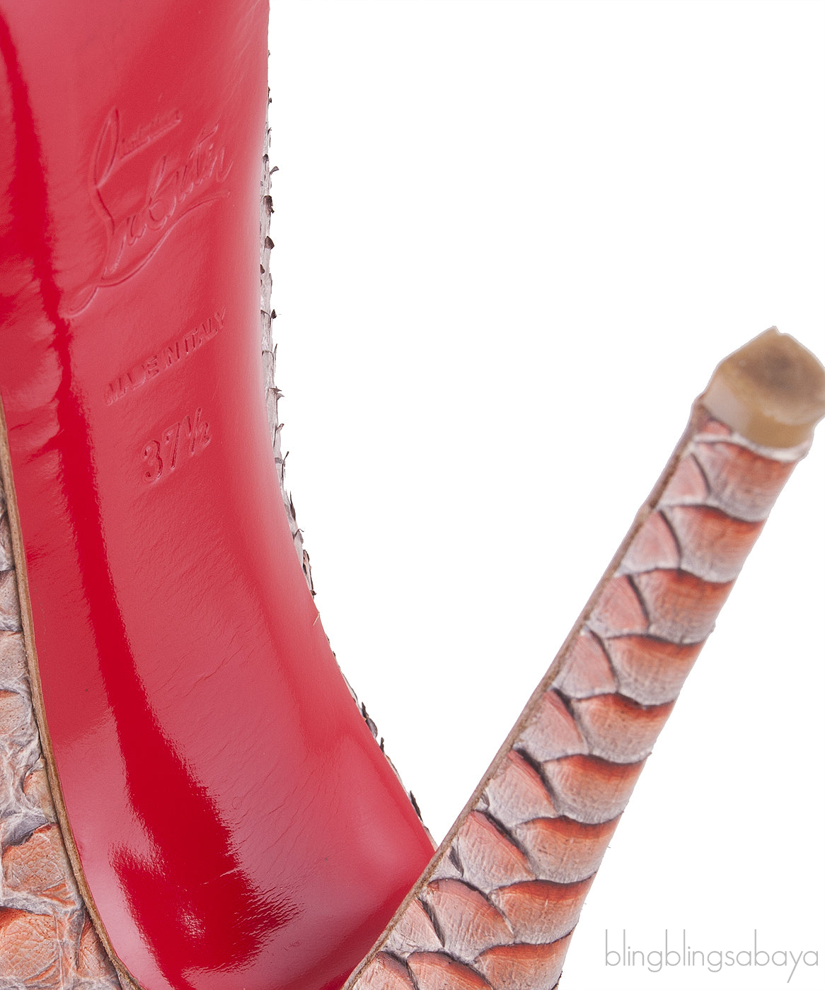 Bi-color Python Heels
