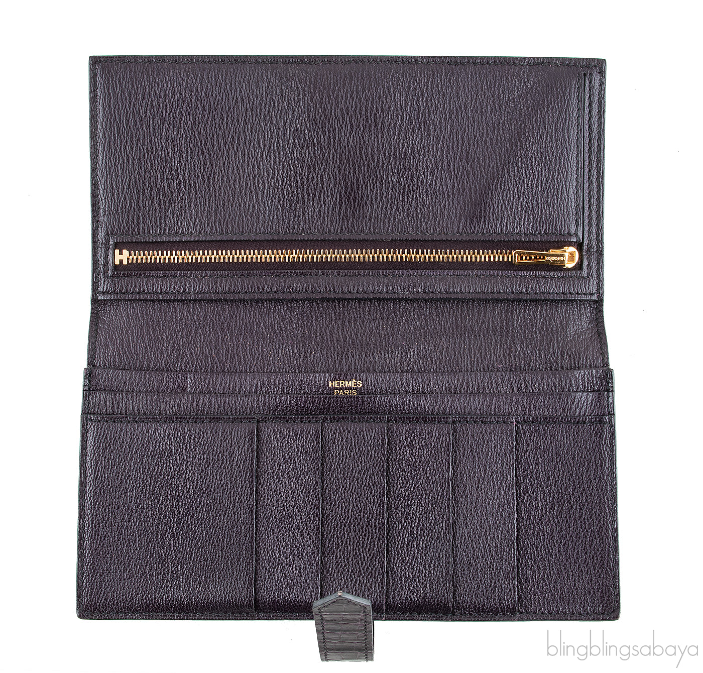 Bearn Amethyst Crocodile Wallet