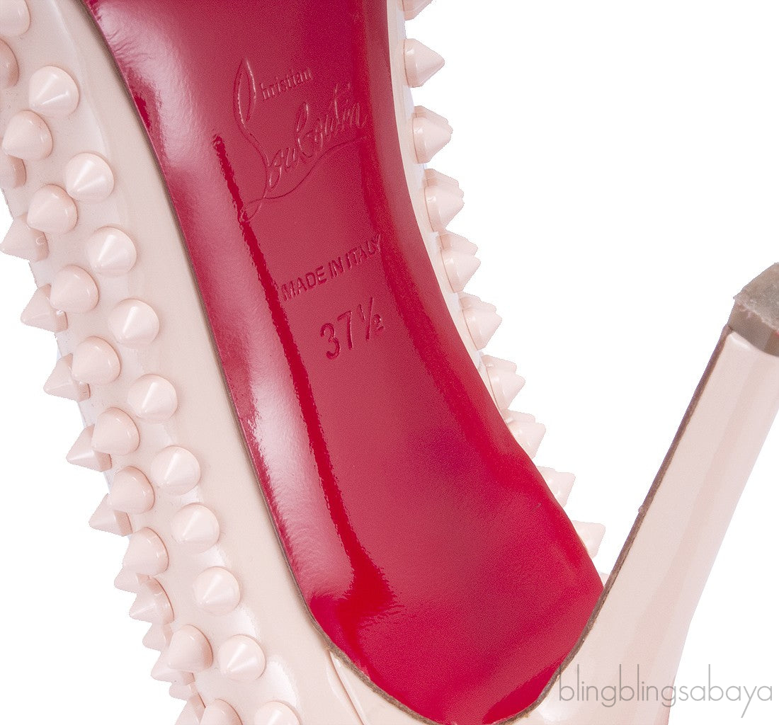 Pigalle Spikes 100 Peach Pump