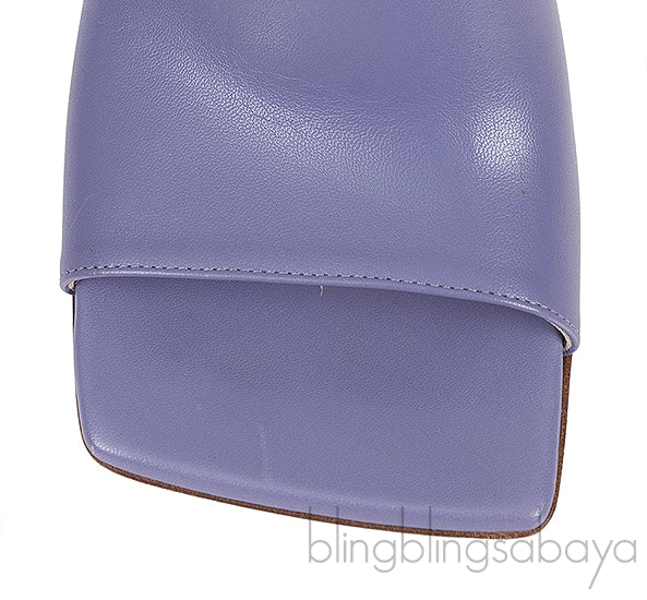 Lilac Stretch Leather Sandals