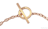 Hermes Chaine d\'ancre Contour Rose Gold Diamond Bracelet
