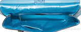 Miss Sicily Blue Watersnake Flap Bag