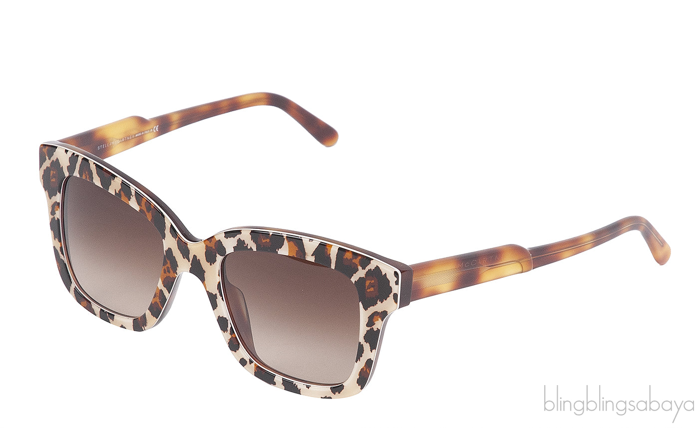 Stella McCartney Leopard Print 4039 Sunglasses