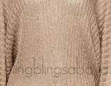 Metallic Brown Gold Stretch Dress