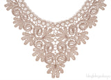 Nude Lace Cloth Necklace
