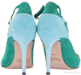 Two-tone Sisi Suede Pump