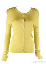 Yellow Mustard Knit Cardigan