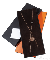 Precieux H Kelly Diamond Rose Gold Necklace