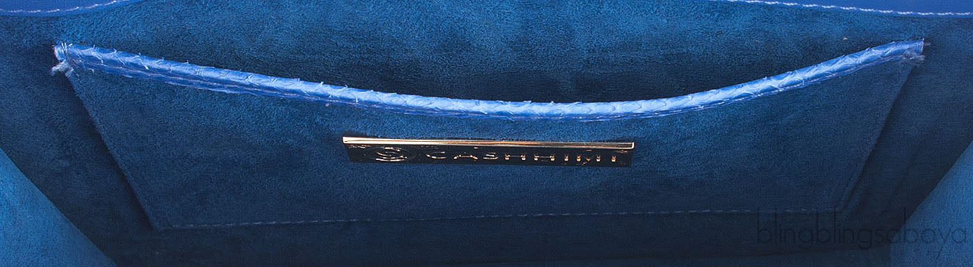 Sunset Blvd. Python Clutch Bag