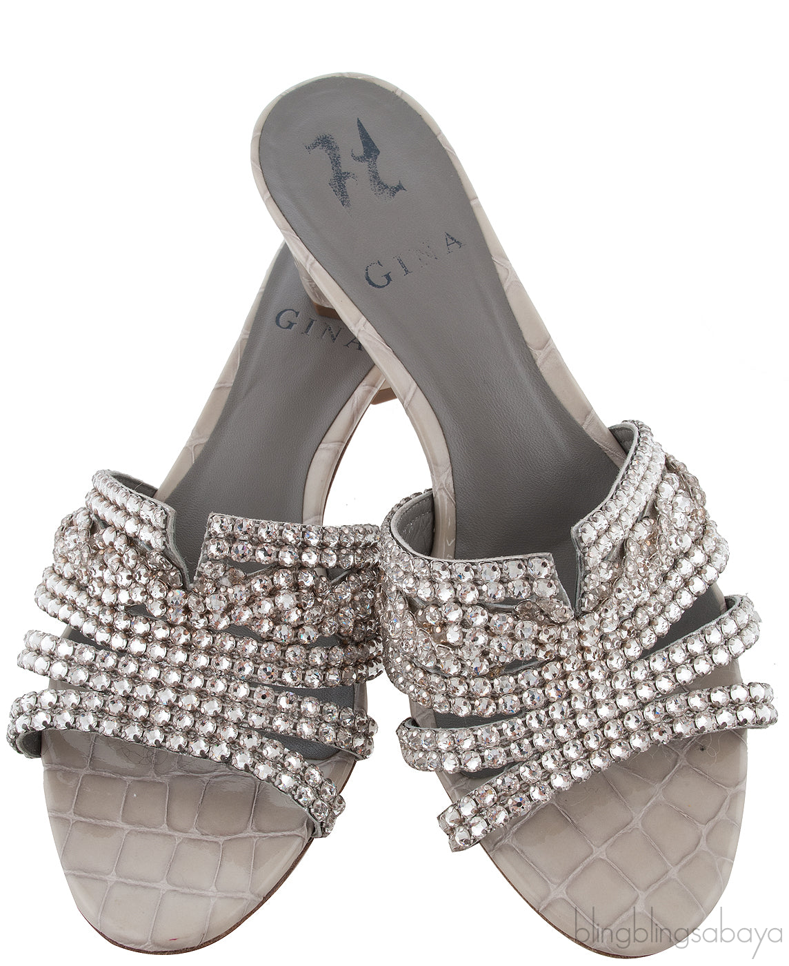 Galaxy Croc Embossed Sandals