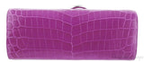 Egee Rose Scheherazade Crocodile Clutch
