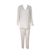 Lanvin Off-whte Long Sleeve Shirt & Belted Trouser