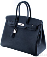 Birkin 35 Black Togo
