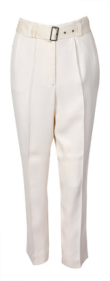 Lanvin Off-whte Long Sleeve Shirt & Belted Trouser