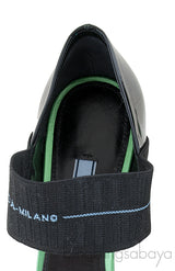 Elasticated Logo Strap Sandals