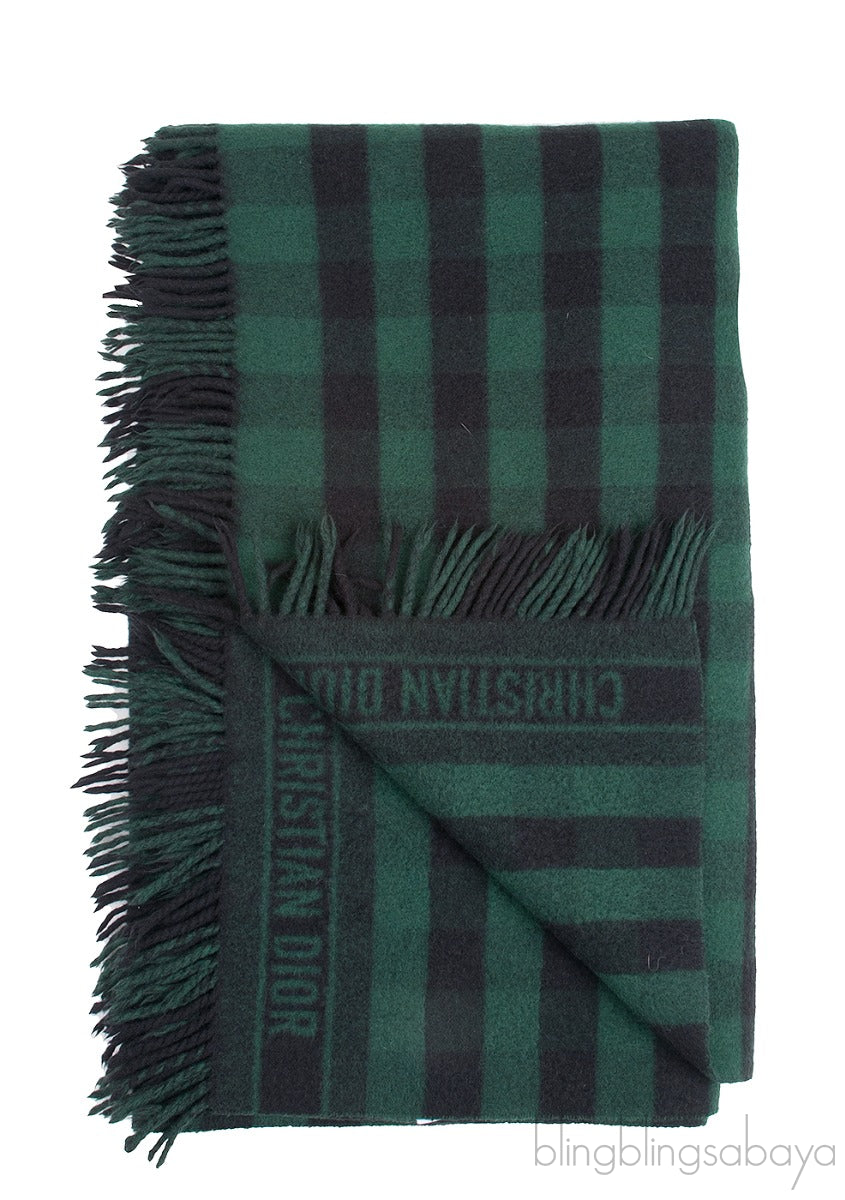 Christian Dior Plaid Check \'N\' Dior Green