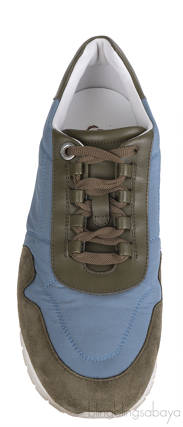 Loro Piana My Wind Microfibre Bi-color Nylon Sneakers