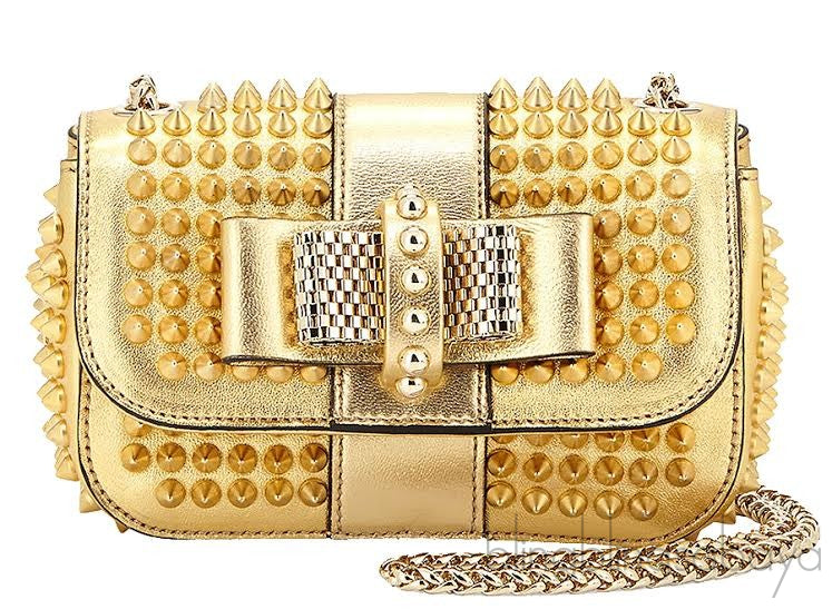 Sweet Charity Gold Studs Mini Bag