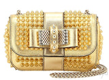 Sweet Charity Gold Studs Mini Bag