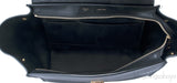 Trapeze Luggage Black Croco Print